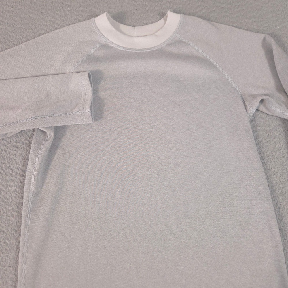 Patagonia Shirt Kids XL Gray Capilene Midweight Crew Polartec Base Layer Thermal